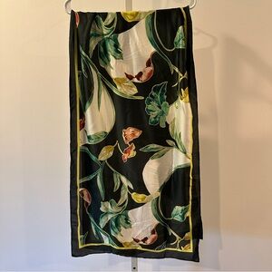 White House Black Market Emerald Green Lime Green Scarf